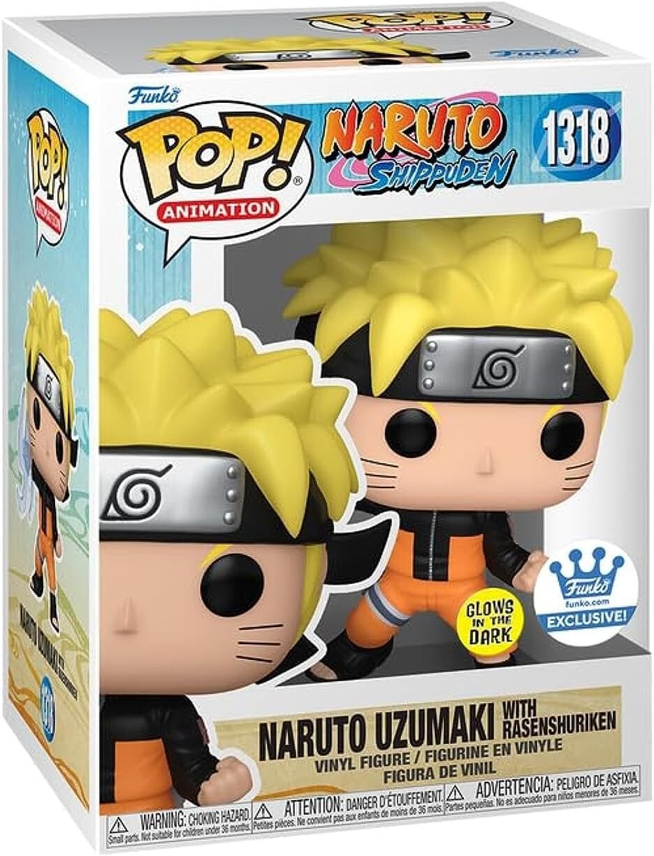 Funko Pop Animation: Naruto Uzumaki #1318 -Glow in The Dark Shop Exclusive Funko Pop Animation: Naruto Uzumaki #1318 -Glow in The Dark Shop Exclusive