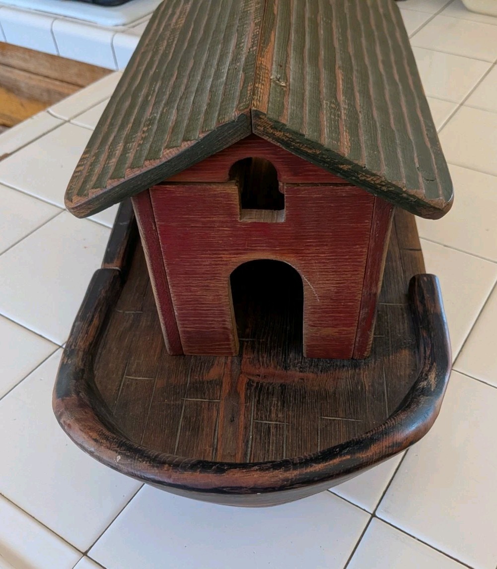 Vintage 1987 Wolf Creek Noah's Ark RARE LARGE AMAZING Vintage 1987 Wolf Creek Noah's Ark RARE LARGE AMAZING