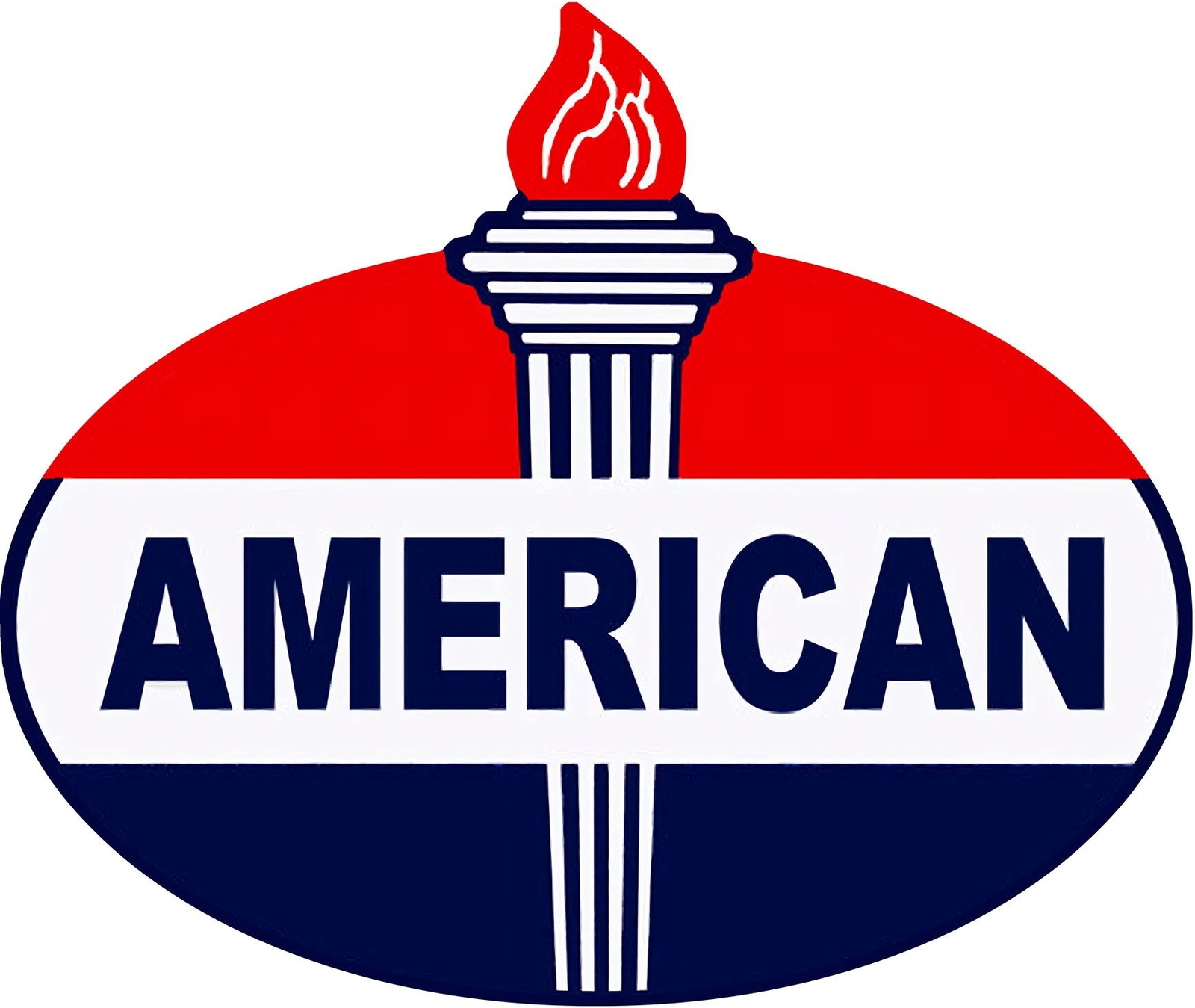AMERICAN GAS COMPANY TORCH FLAME 24" HEAVY DUTY USA MADE METAL CLEAN ADV SIGN AMERICAN GAS COMPANY TORCH FLAME 24" HEAVY DUTY USA MADE METAL CLEAN ADV SIGN