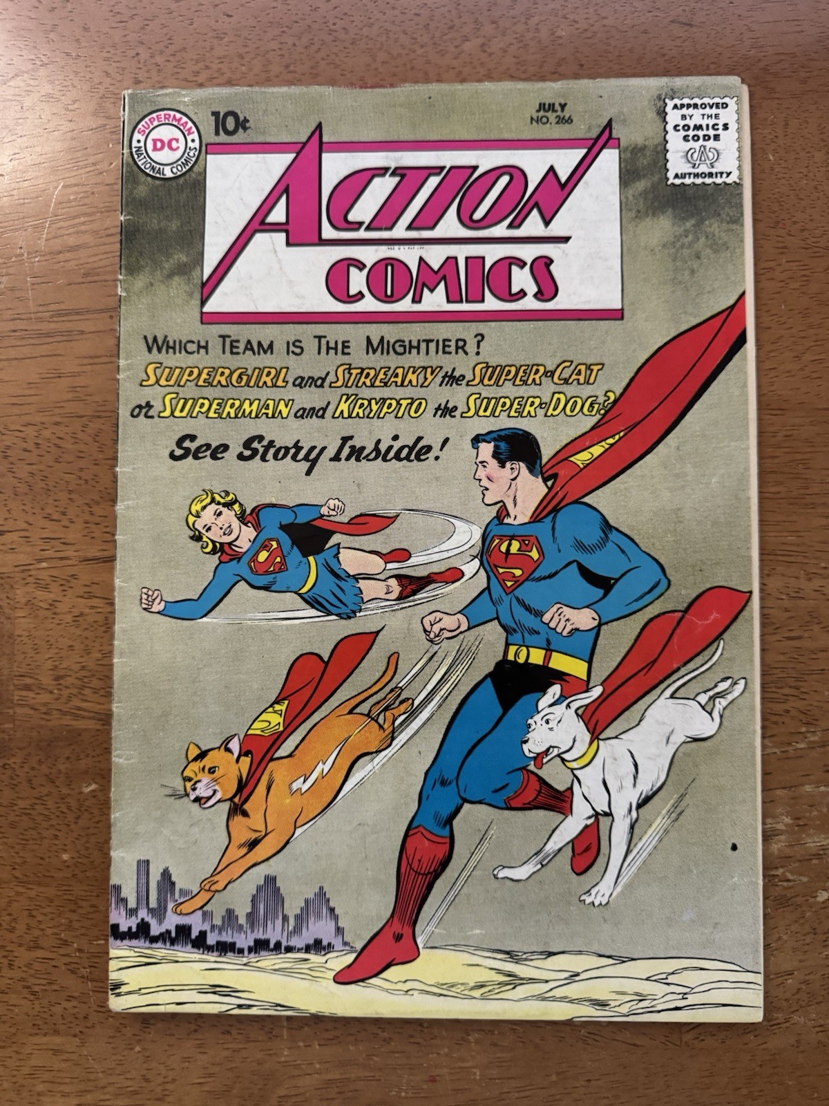 Action Comics #266 (DC Comics July 1960) Superman Supergirl VG Krypto Action Comics #266 (DC Comics July 1960) Superman Supergirl VG Krypto