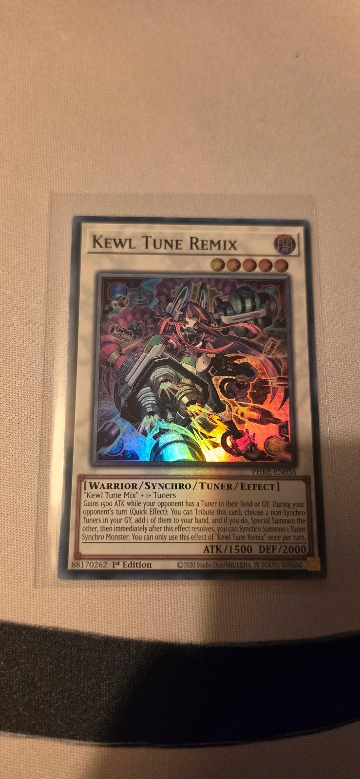 Kewl Tune Remix PHRE-EN036 Super Rare Phantom Revenge Yu-Gi-Oh 1st Edition NM Kewl Tune Remix PHRE-EN036 Super Rare Phantom Revenge Yu-Gi-Oh 1st Edition NM