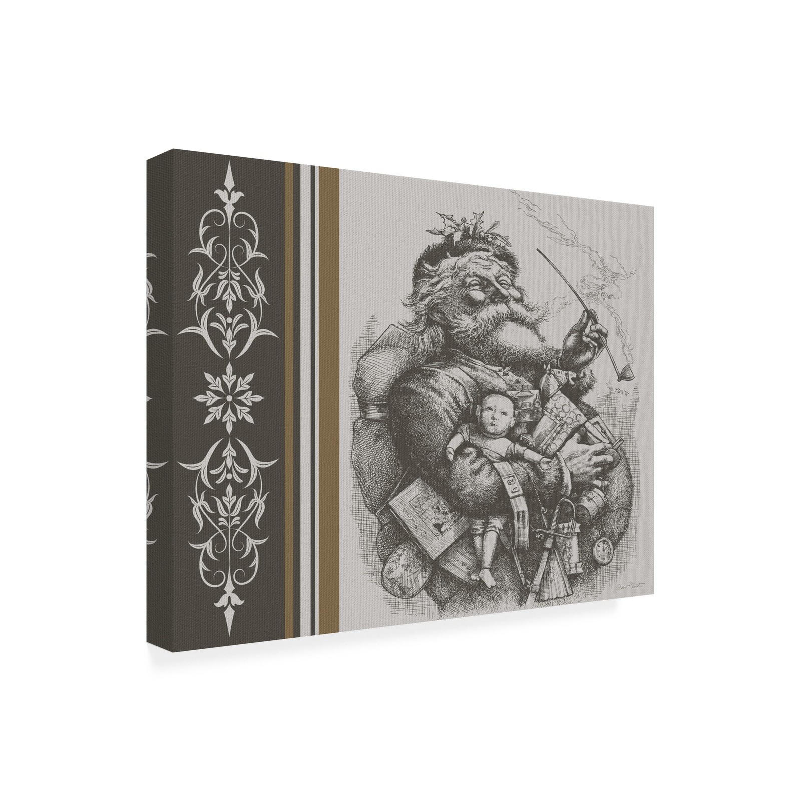 Trademark Fine Art - 'Winter Lodge' Canvas Art - 14x19 Trademark Fine Art - 'Winter Lodge' Canvas Art - 14x19