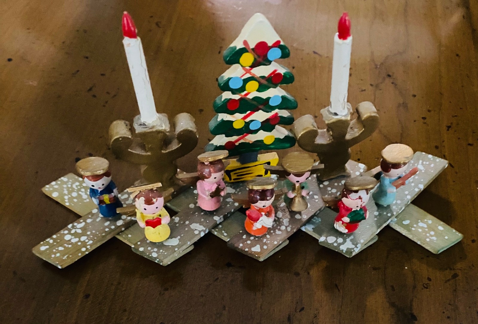 Vtg  50s MCM  Angel Expansion Christmas Decoration
