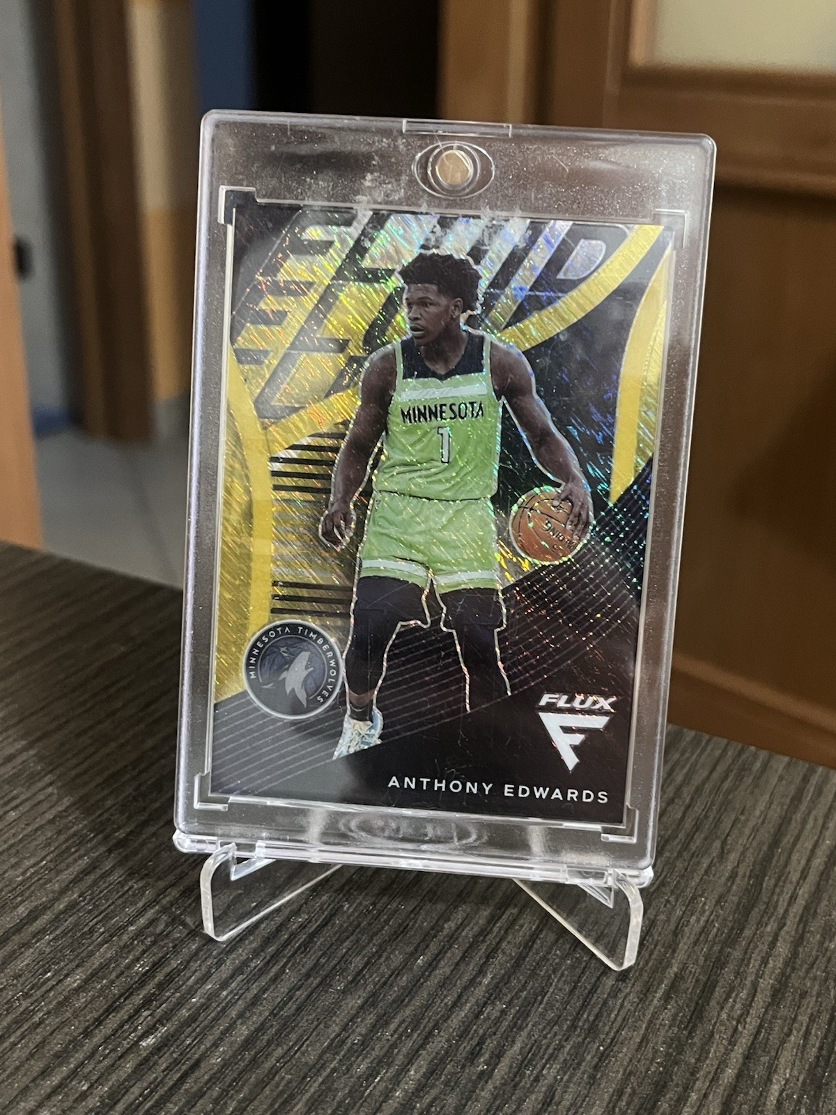 2020-21 Panini Flux Fluid Anthony Edwards #20 Parallel Holographic /10 RARE 2020-21 Panini Flux Fluid Anthony Edwards #20 Parallel Holographic /10 RARE