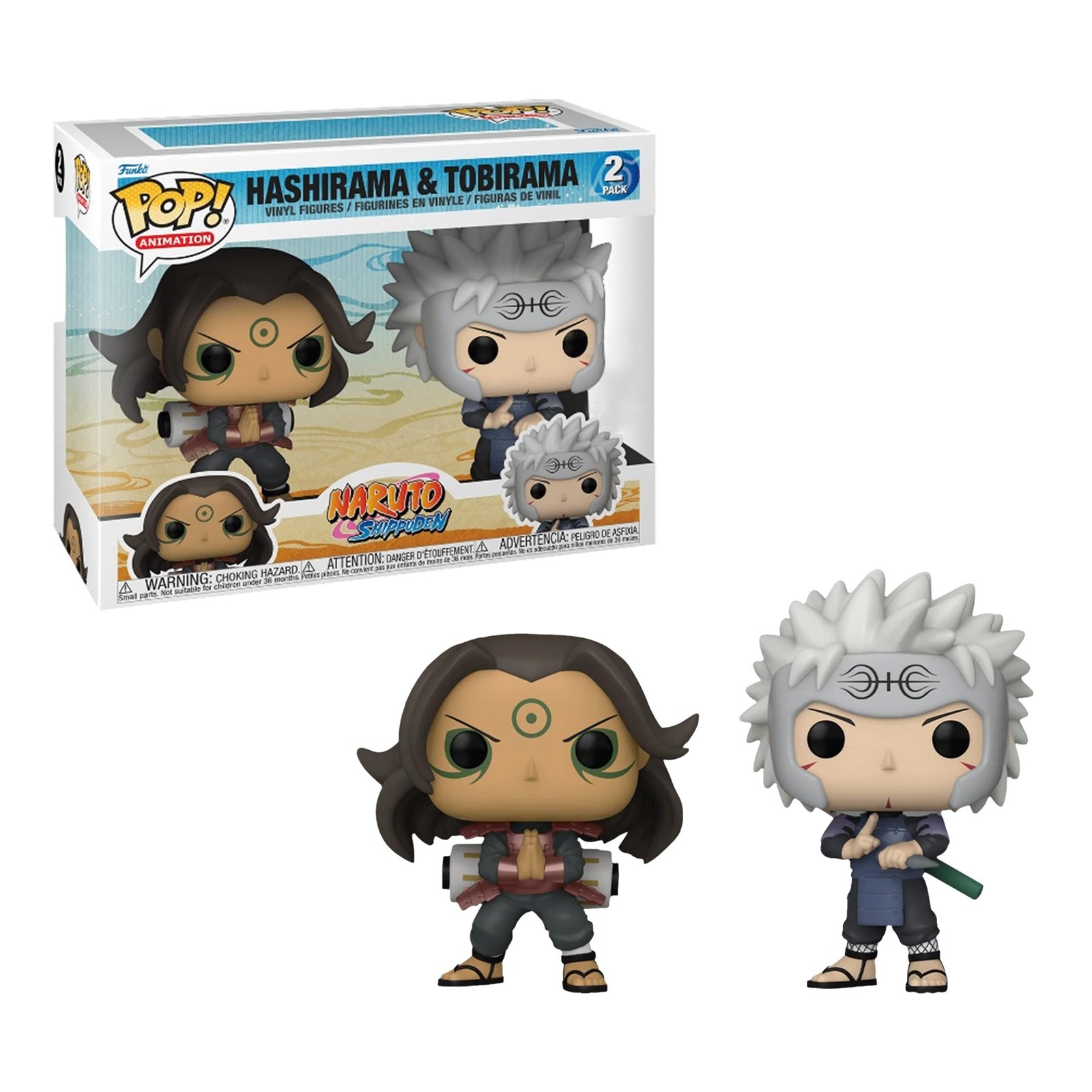 Funko POP Animation Naruto Shippuden Hashirama & Tobirama 2-Pack Exclusive Funko POP Animation Naruto Shippuden Hashirama & Tobirama 2-Pack Exclusive