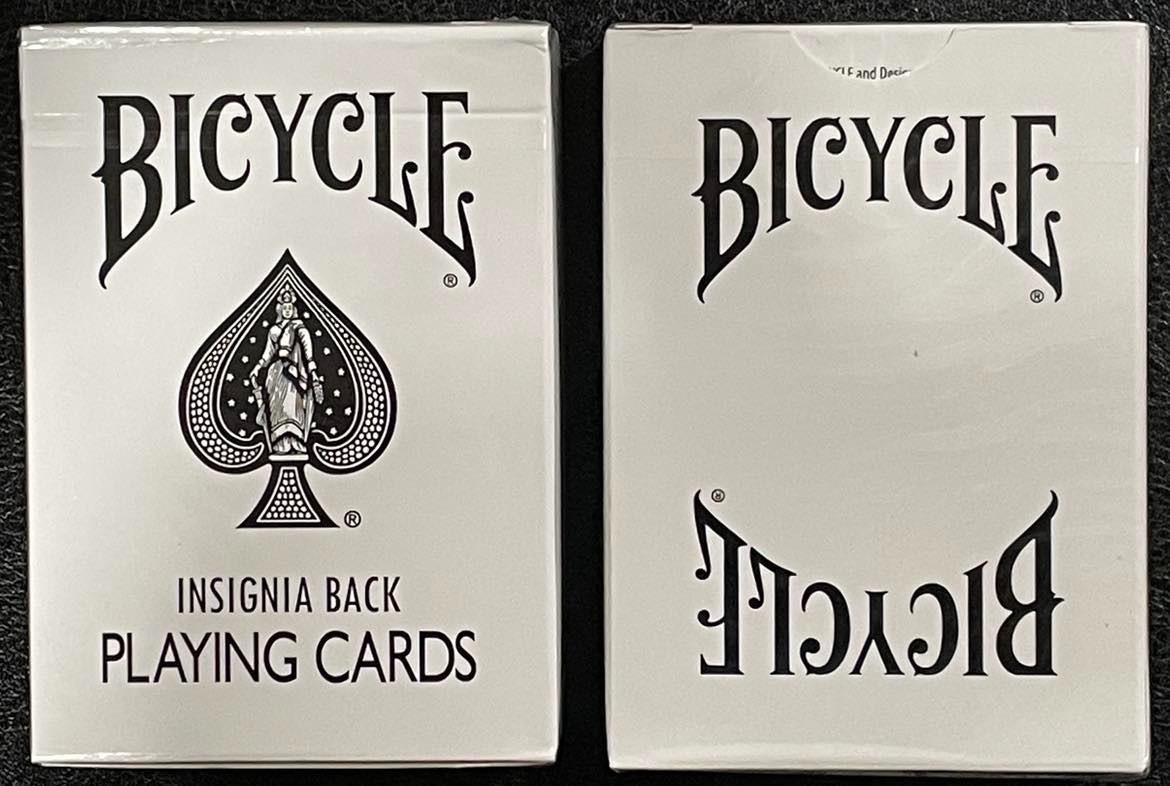Bicycle Insignia Back (white) playing cards Bicycle Insignia Back (white) playing cards