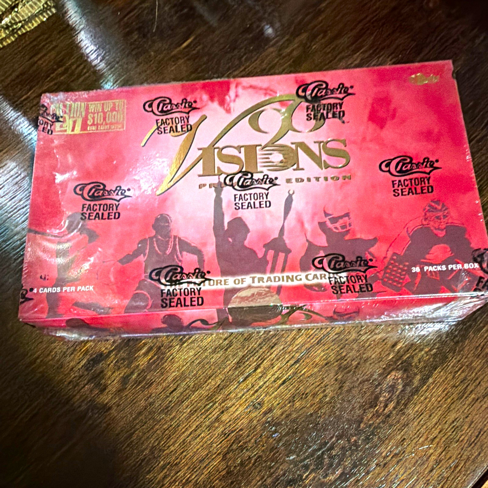 1996 Classic Visions Premiere Edition Sealed Box - 5 sports -36 Packs 144 Cards 1996 Classic Visions Premiere Edition Sealed Box - 5 sports -36 Packs 144 Cards