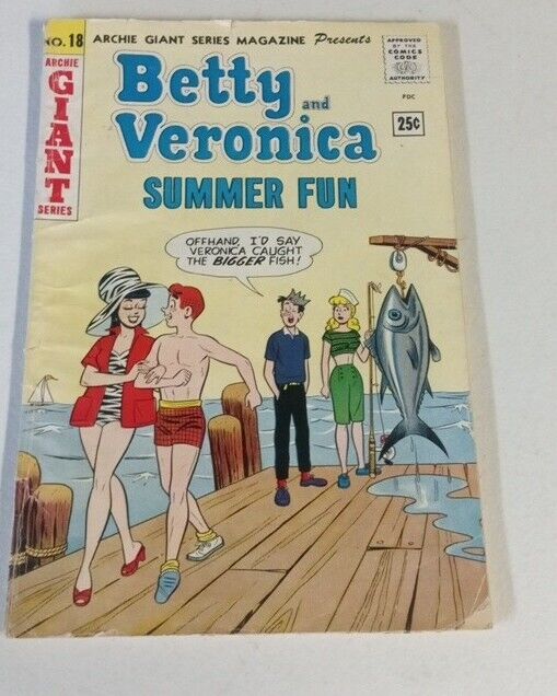 Archie Giant Series 18: Betty and Veronica Summer Fun 25 C Version