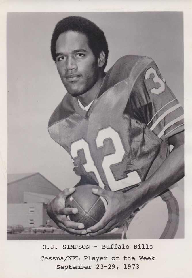 1973 Press Photo Buffalo Bills O.J. Simpson named NFL Player of the Week 1973 Press Photo Buffalo Bills O.J. Simpson named NFL Player of the Week