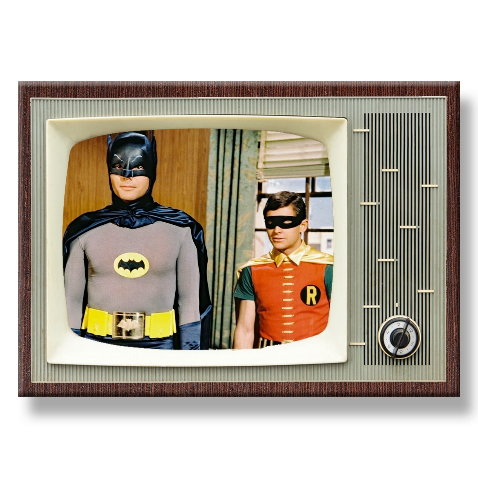 BATMAN and ROBIN ORIGINAL TV 3.5 inches x 2.5 inches FRIDGE MAGNET BATMAN and ROBIN ORIGINAL TV 3.5 inches x 2.5 inches FRIDGE MAGNET