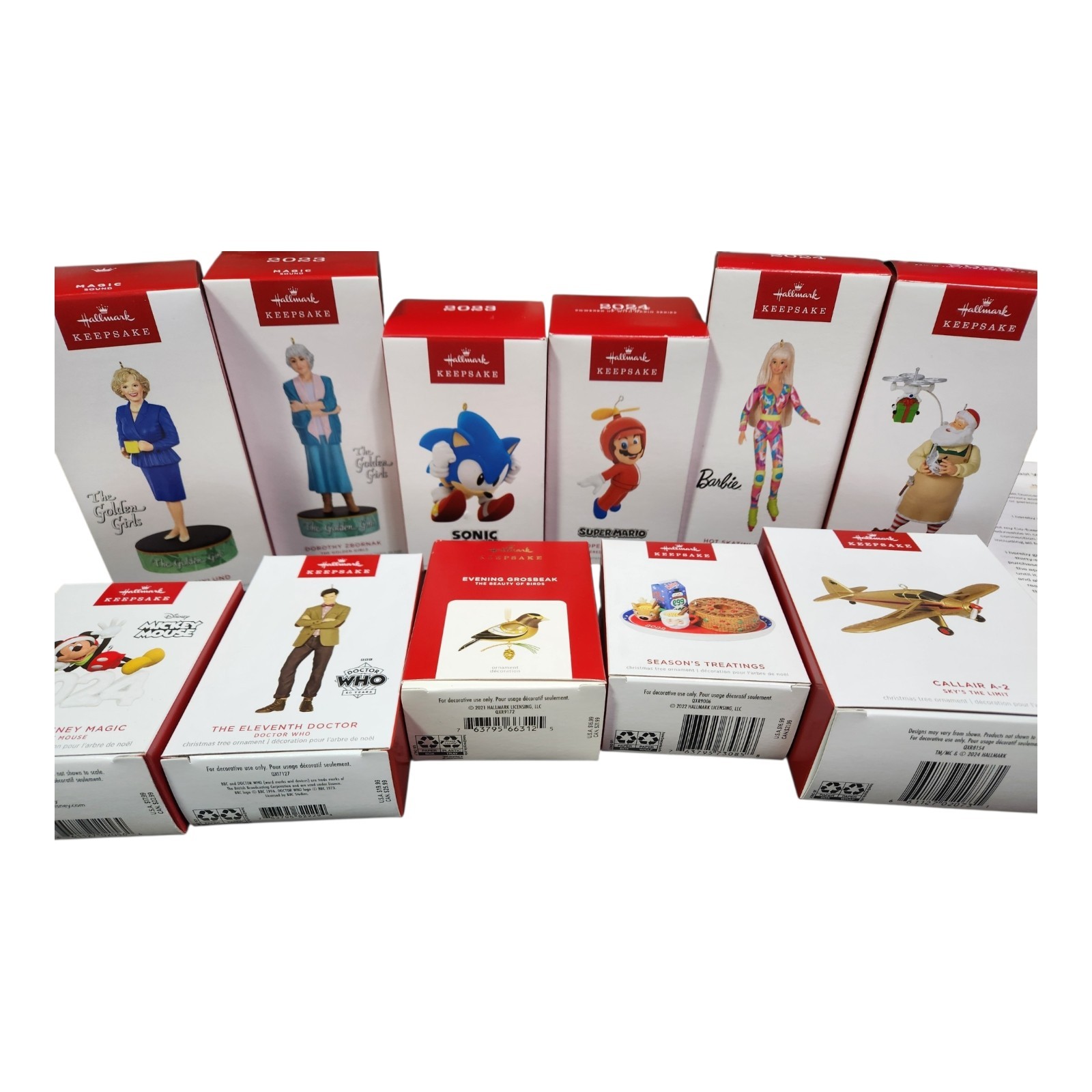 Hallmark Keepsake Ornaments New in Box 2024 2023 2022 Hallmark Keepsake Ornaments New in Box 2024 2023 2022