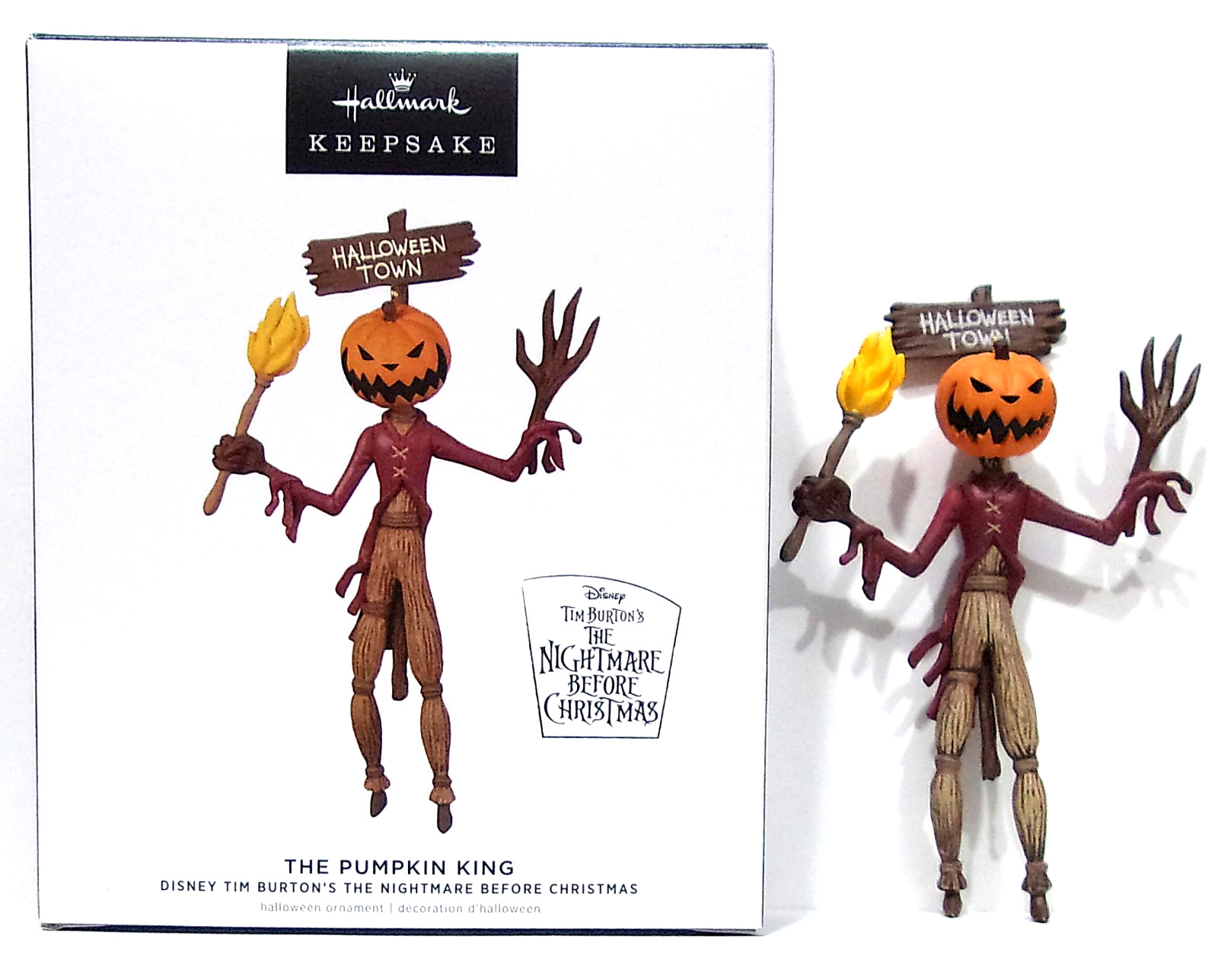 Hallmark 2022 Nightmare Before Christmas Pumpkin King Halloween Town Ornament Hallmark 2022 Nightmare Before Christmas Pumpkin King Halloween Town Ornament