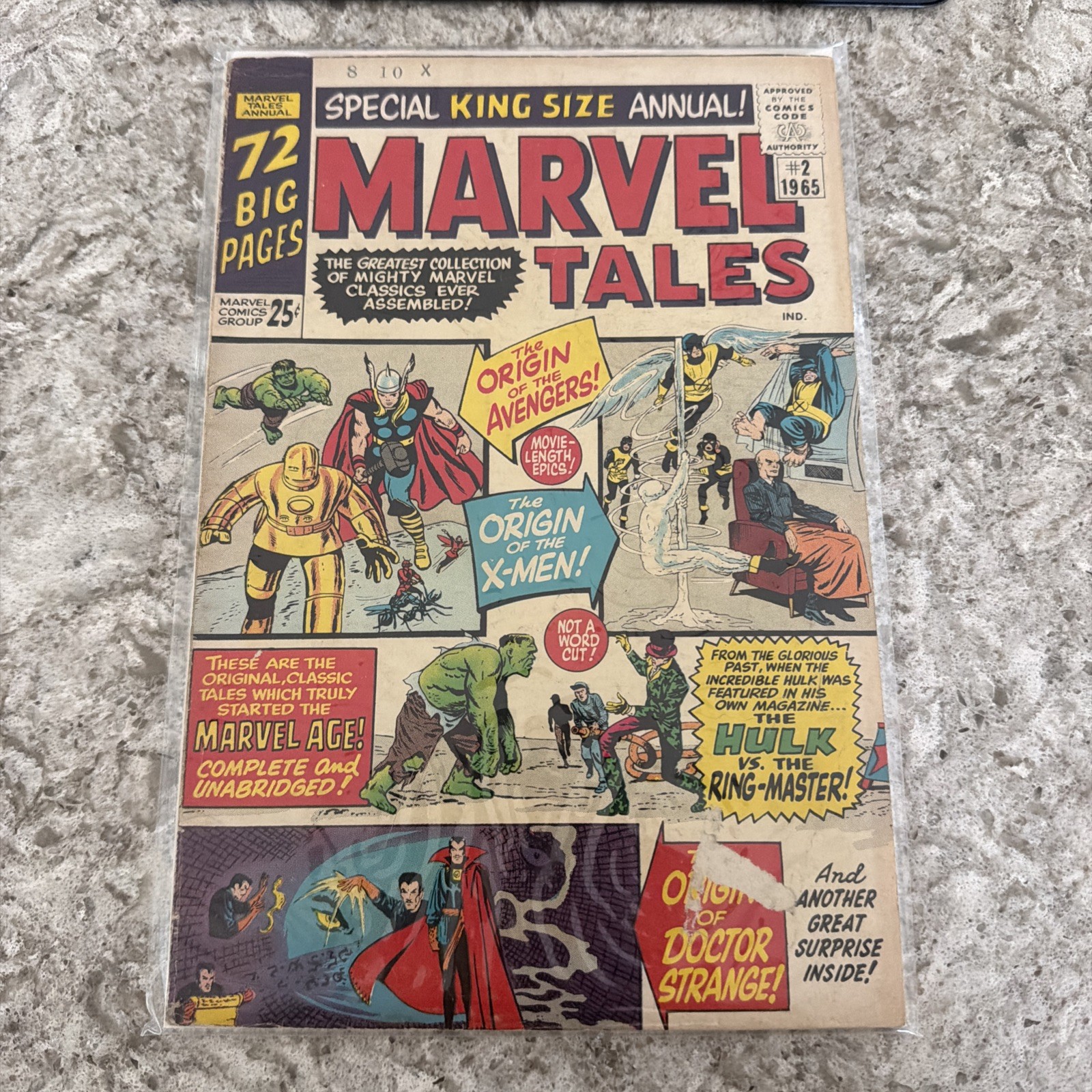 Marvel Tales #2 1965 X-Men, Avengers, Hulk, Silver Age, Giant 76 Pages VG- Marvel Tales #2 1965 X-Men, Avengers, Hulk, Silver Age, Giant 76 Pages VG-