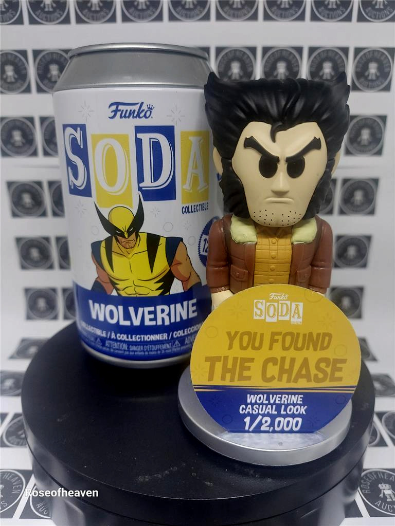 Wolverine Casual Look CHASE Funko Soda Marvel X-Men 97 Shop Exclusive LE 2000