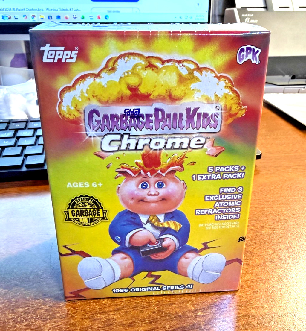 2021 Topps Garbage Pail Kids CHROME BLASTER ~ 1986 Original Series 4 ~ SEALED 2021 Topps Garbage Pail Kids CHROME BLASTER ~ 1986 Original Series 4 ~ SEALED