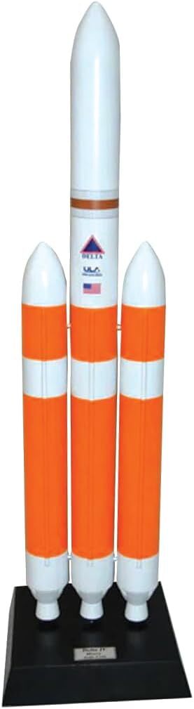 NASA ULA Delta IV Heavy Rocket Booster Launch Vehicle Desk Top 1/100 SC Model NASA ULA Delta IV Heavy Rocket Booster Launch Vehicle Desk Top 1/100 SC Model