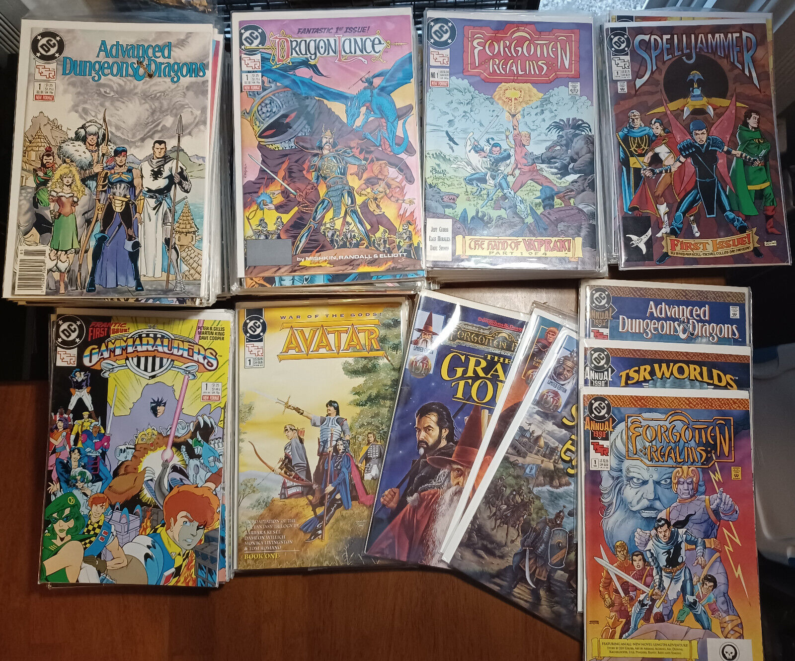 129 Books TSR AD&D DC Comics Full Run Complete Series Dungeons & Dragons LOT
