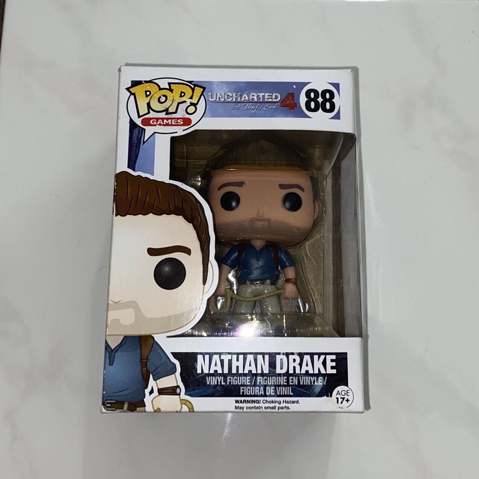 Funko Pop Uncharted 4 A Thief's End Nathan Drake #88 Vinyl Figure