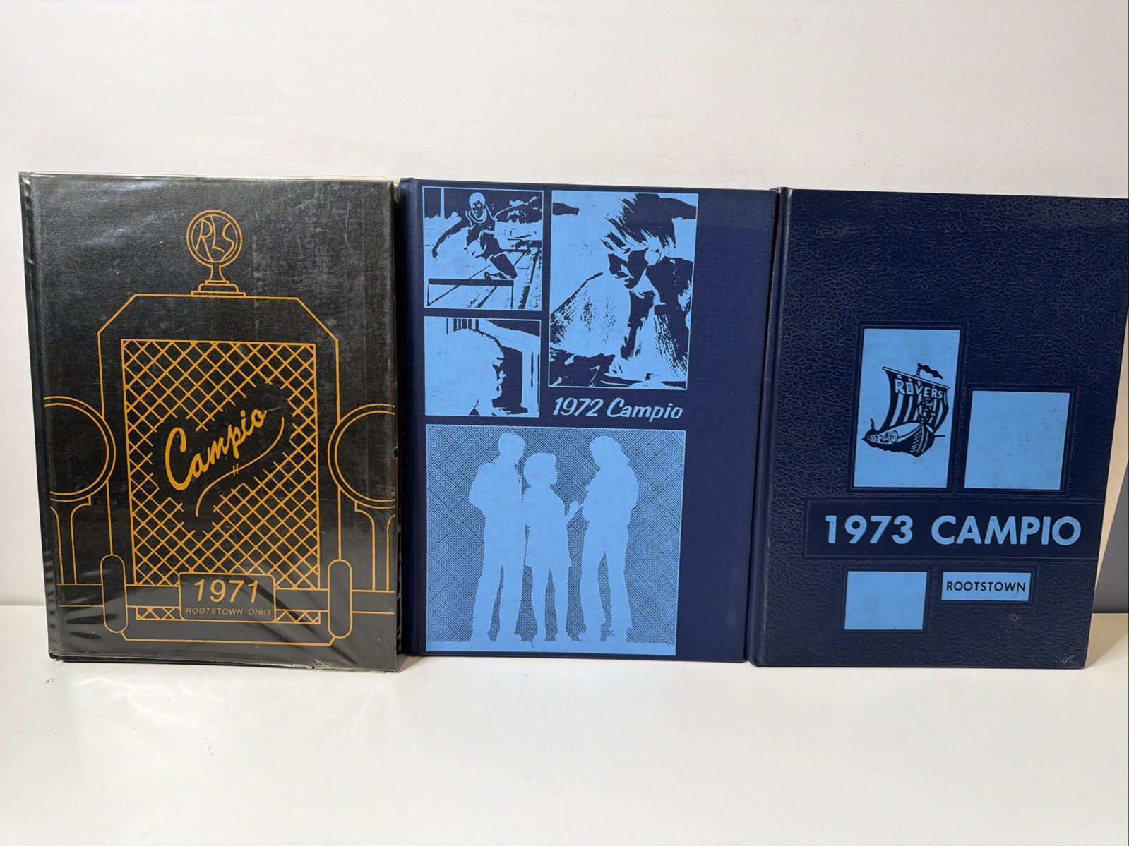 1971 1972 1973 Rootstown Ohio High School K-12 Yearbook Lot Campio Portage Co 1971 1972 1973 Rootstown Ohio High School K-12 Yearbook Lot Campio Portage Co