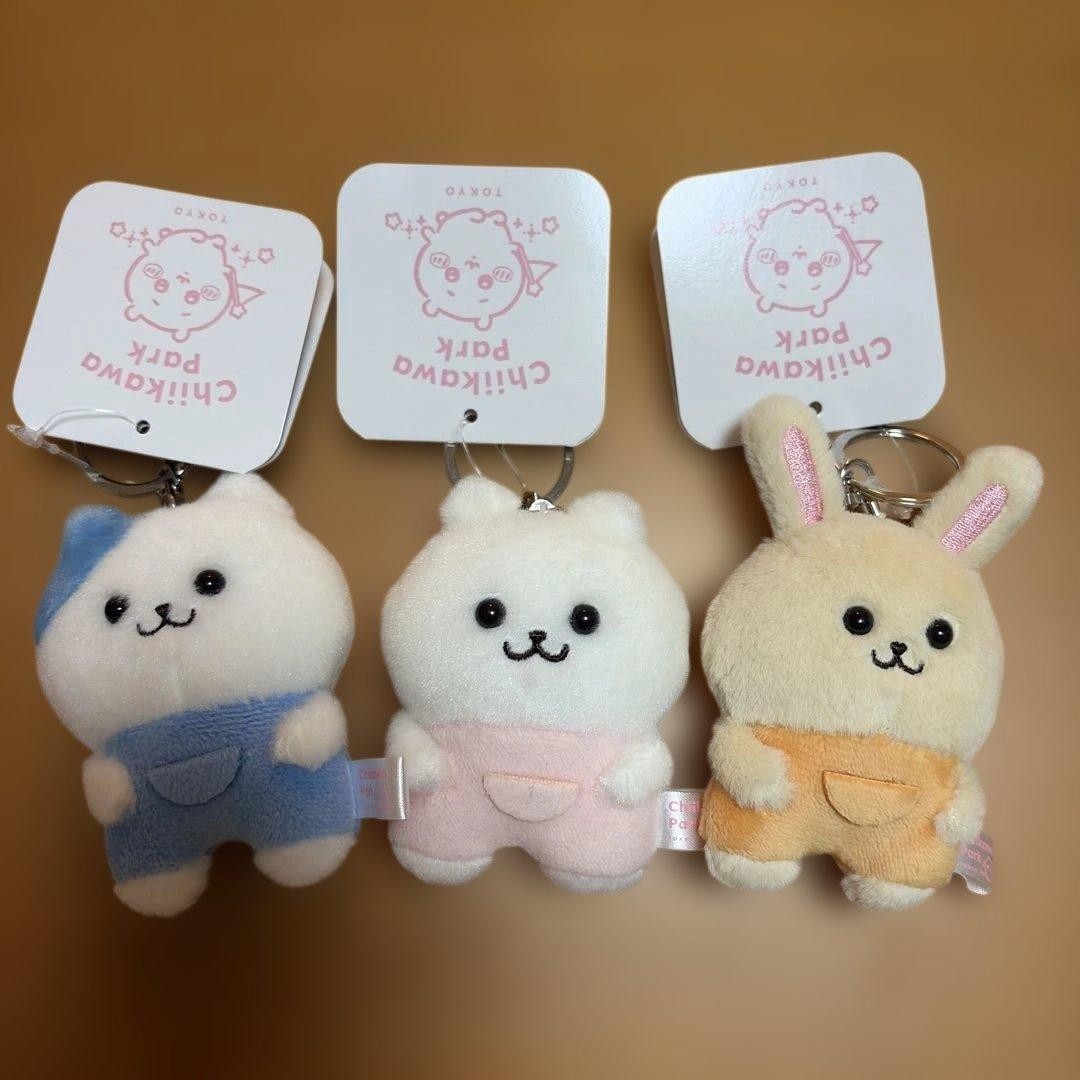 Chiikawa Park Mini Mascot Keyring Nankota Bania Set of 3 (Chiikawa) (Hachiware) Chiikawa Park Mini Mascot Keyring Nankota Bania Set of 3 (Chiikawa) (Hachiware)