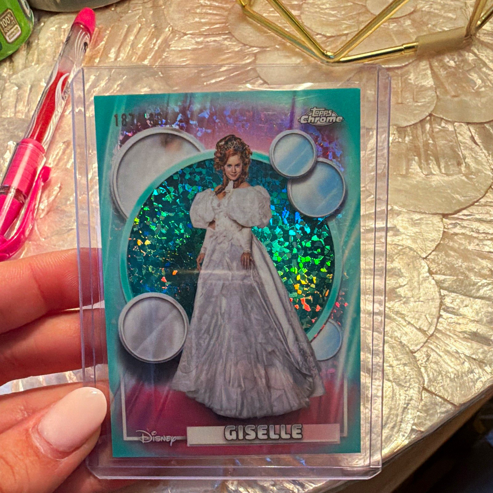 Topps 2025 Topps Chrome Disney 100 Giselle #158 Refractor Enchanted Topps 2025 Topps Chrome Disney 100 Giselle #158 Refractor Enchanted