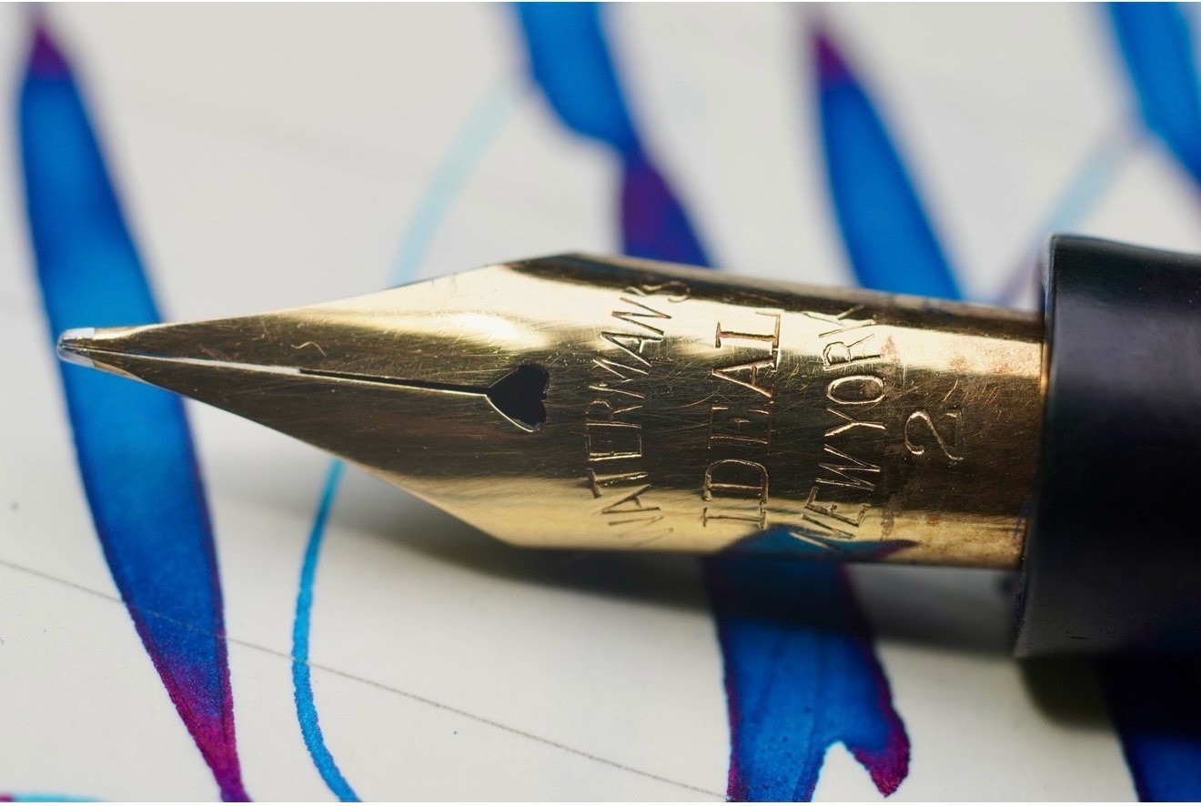XF Waterman 0552 14K Gold Long Tined VERY SOFT Wet Noodle nib (video) XF Waterman 0552 14K Gold Long Tined VERY SOFT Wet Noodle nib (video)