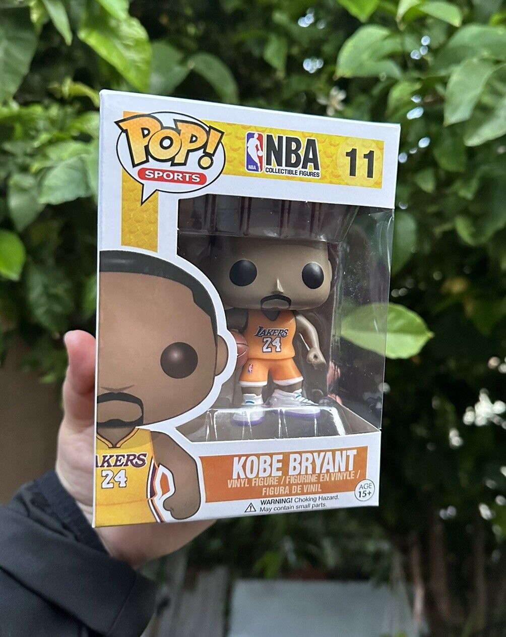 Kobe Bryant Funko Pop Lakers Yellow Jersey #24