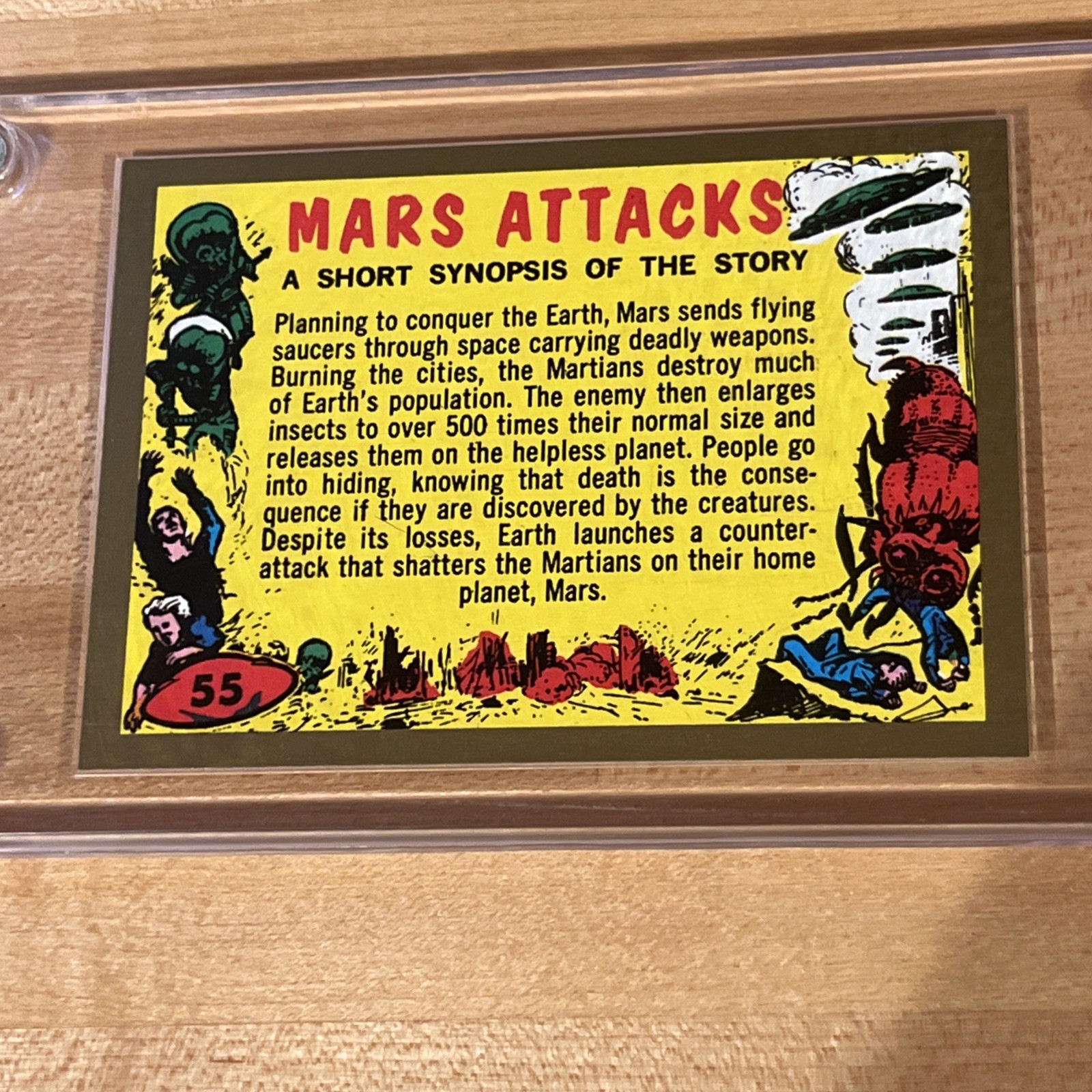 2012 Topps Mars Attacks Heritage Gold Parallel #55 Checklist Only 50 Produced 2012 Topps Mars Attacks Heritage Gold Parallel #55 Checklist Only 50 Produced