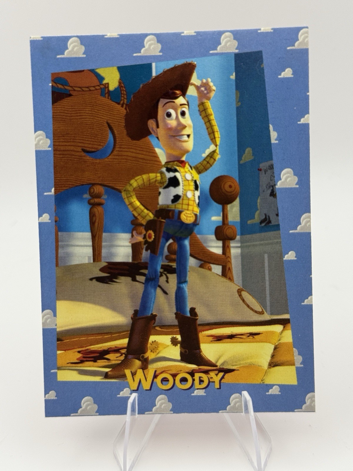 1995 SkyBox Toy Story Card #31 Woody - Disney "A Pull String Cowboy Doll” (RC) 1995 SkyBox Toy Story Card #31 Woody - Disney "A Pull String Cowboy Doll” (RC)
