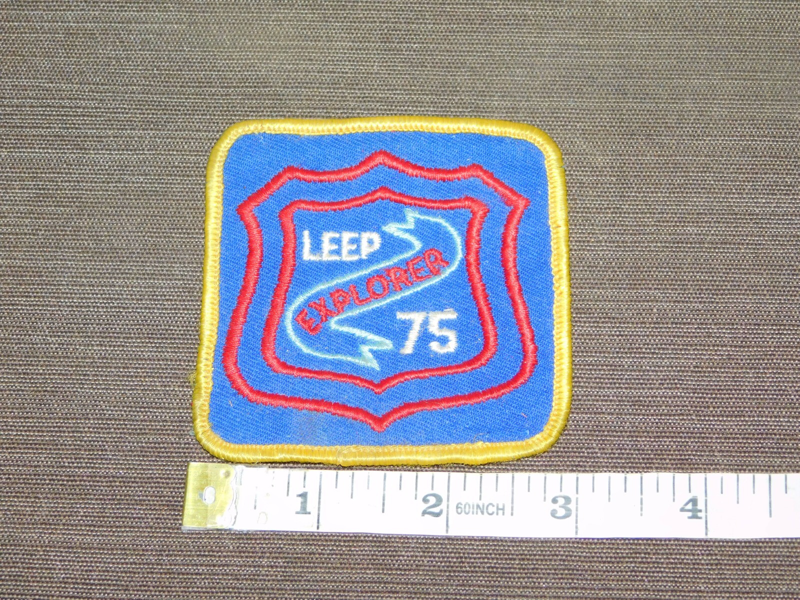 VINTAGE BSA BOY SCOUTS OF AMERICA PATCH 75 LEEP EXPLORER VINTAGE BSA BOY SCOUTS OF AMERICA PATCH 75 LEEP EXPLORER