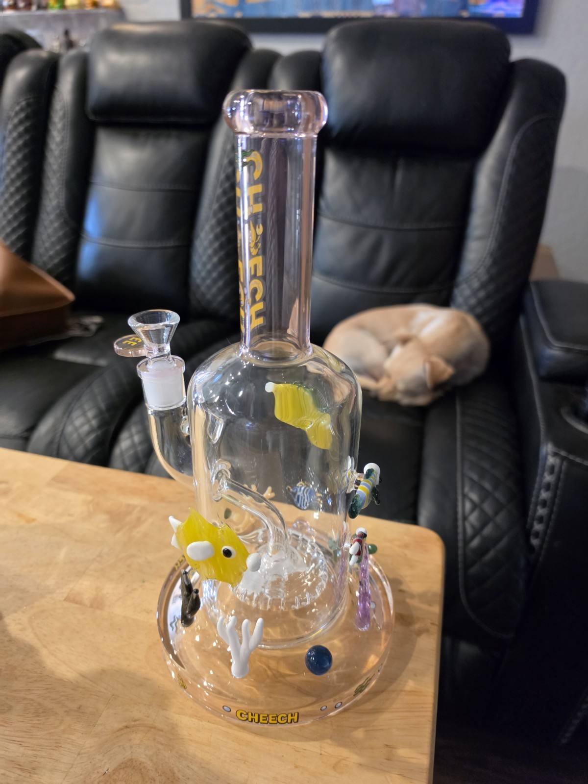 Cheech Glass - 12"  Fish Bowl Water Pipe