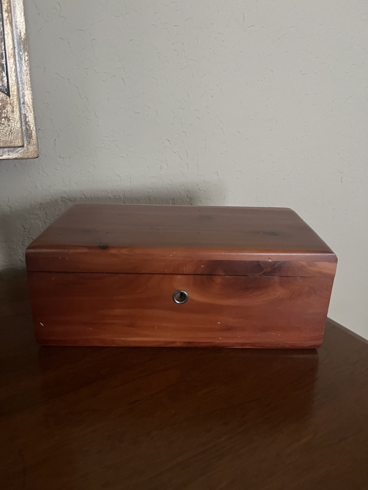 Vintage Lane Cedar Trinket Box - Leonards  Furniture Company