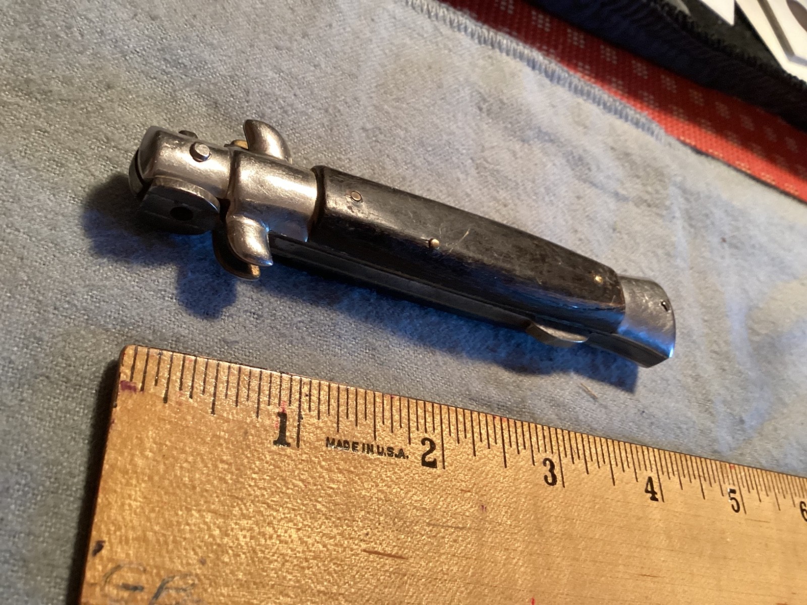 Vintage Made In Italy Stilleto Folding Manual Knife Vintage Made In Italy Stilleto Folding Manual Knife
