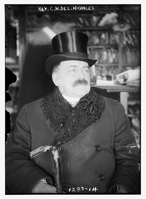 Photo:Rev. C.W. Del Nicholls 1900s Portrait Top Hat Clergyman Photo:Rev. C.W. Del Nicholls 1900s Portrait Top Hat Clergyman
