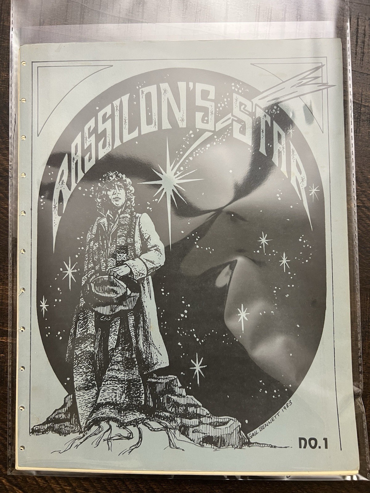 Super RARE 185/300 Rassilon”s Star Dr Who Fanzine Gail Bennett 1983 no. 1 Super RARE 185/300 Rassilon”s Star Dr Who Fanzine Gail Bennett 1983 no. 1