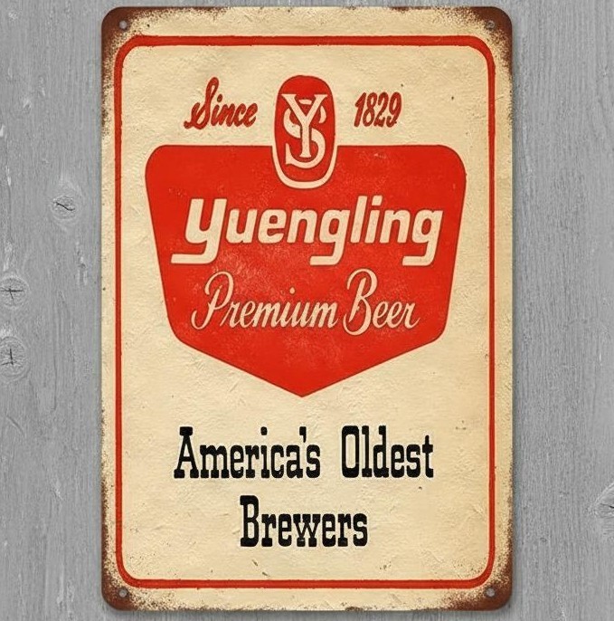 Yuengling Premium Beer 8 x 12 Vintage Novelty Metal Sign Made In USA New