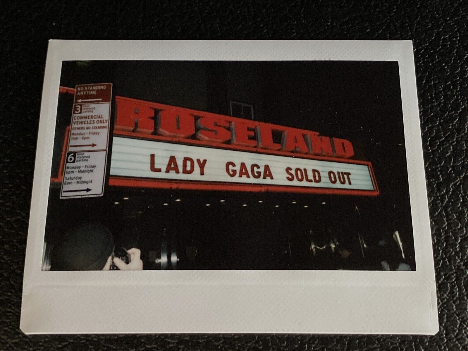 Lady Gaga Roseland Ballroom Marquee Original Instax Photo Fujifilm NYC Last Show