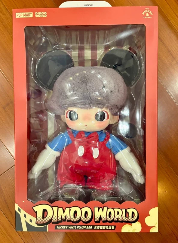 Official Authentic DIMOO WORLD × Disney Series Mickey Vinyl Plush Bag HOT Official Authentic DIMOO WORLD × Disney Series Mickey Vinyl Plush Bag HOT