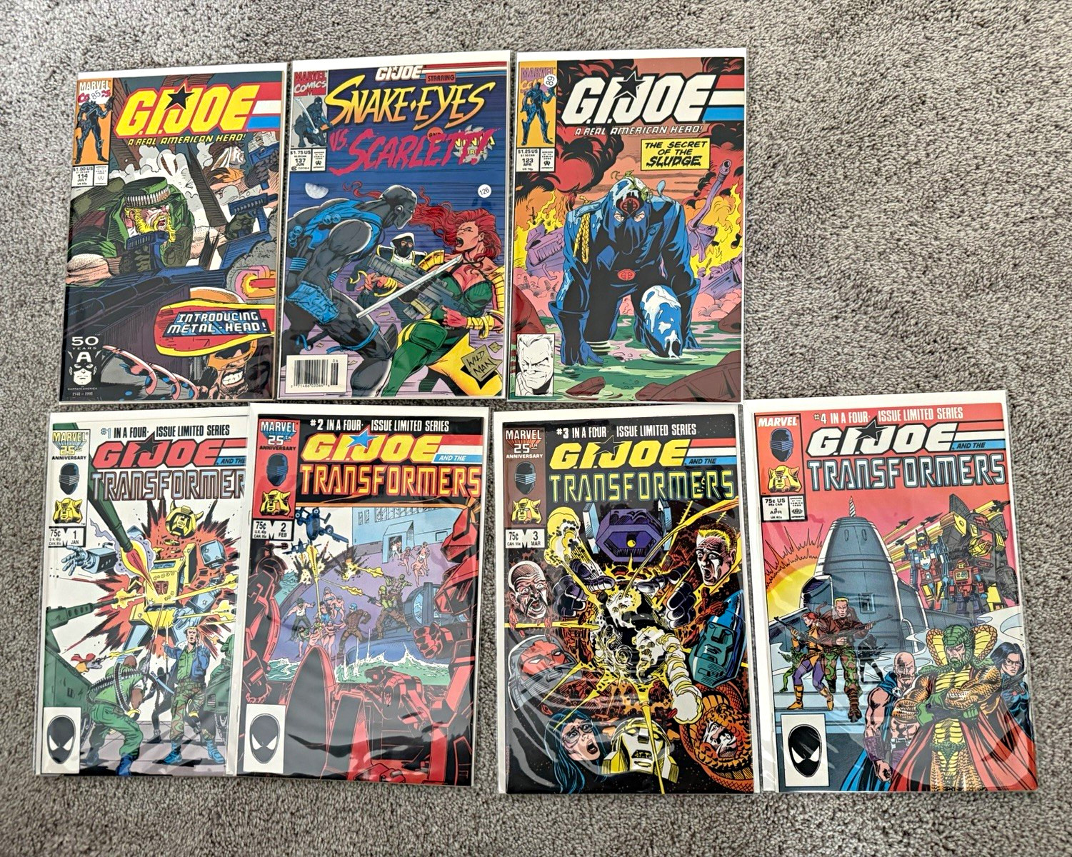 Marvel G.I. Joe A Real American Hero Comic lot with raws and slabs Marvel G.I. Joe A Real American Hero Comic lot with raws and slabs