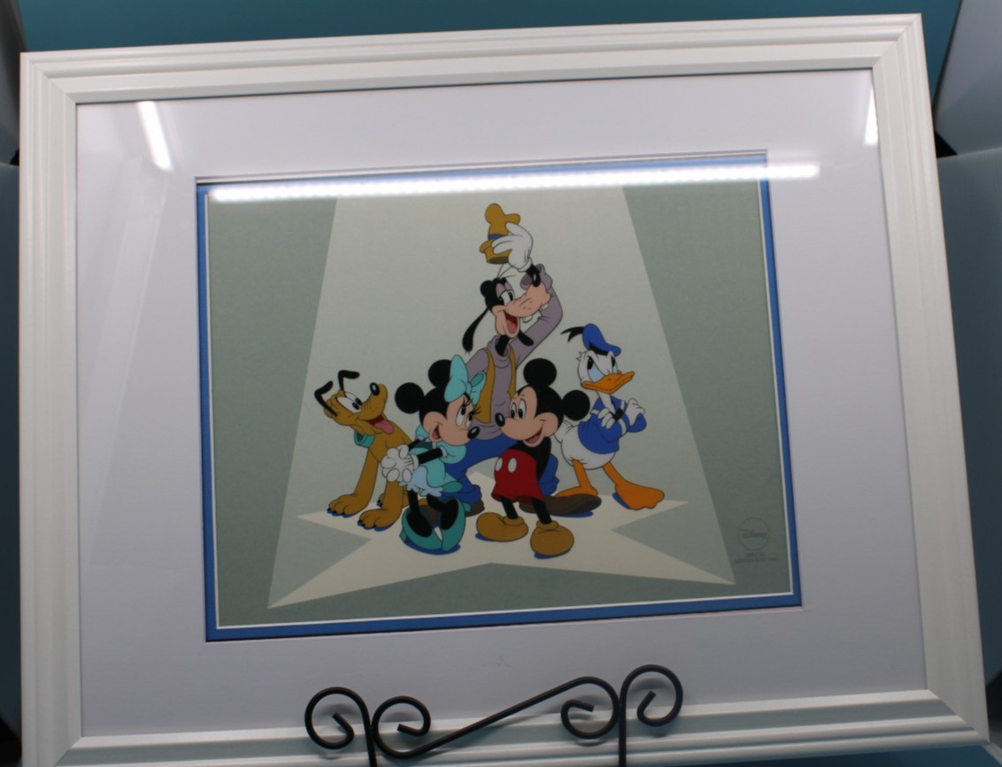 Disney sericel (serigraph cel) titled "The Fabulous Five"