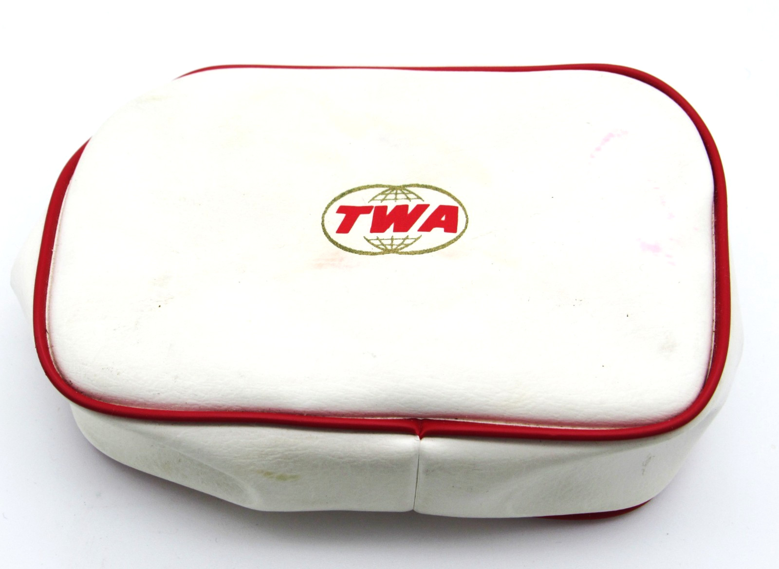 Vintage TWA RA Branded Zippered Travel Pouch Vintage TWA RA Branded Zippered Travel Pouch