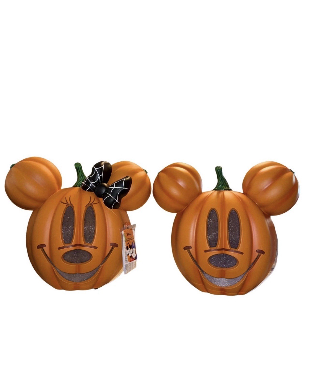 PAIR Disney 2026 Home Depot 14 in LED Mickey & Minnie Mouse Pumpkin Light Up Set PAIR Disney 2026 Home Depot 14 in LED Mickey & Minnie Mouse Pumpkin Light Up Set