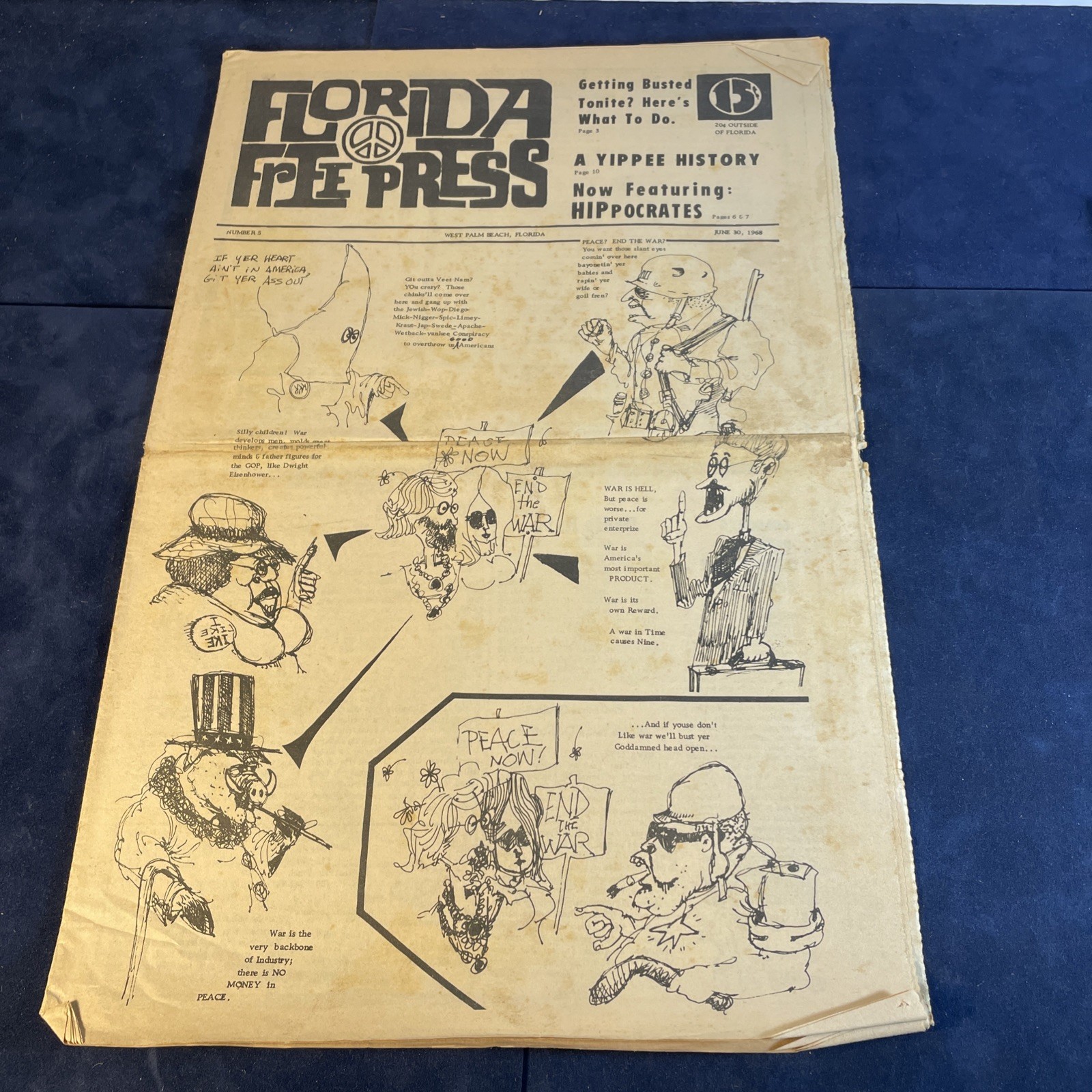 Vintage 1960s West Palm Beach Florida Free Press Counterculture Underground News Vintage 1960s West Palm Beach Florida Free Press Counterculture Underground News