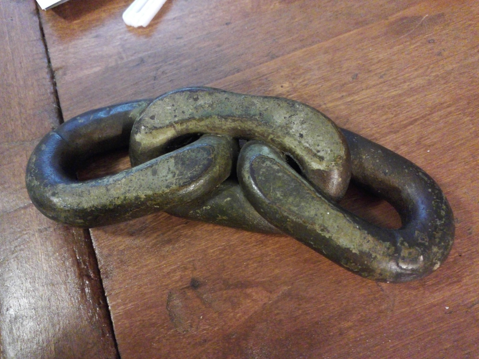 Vintage I.O.O.F. Fraternal Cast Iron Chain Link Paper Weight Odd Fellows Vintage I.O.O.F. Fraternal Cast Iron Chain Link Paper Weight Odd Fellows
