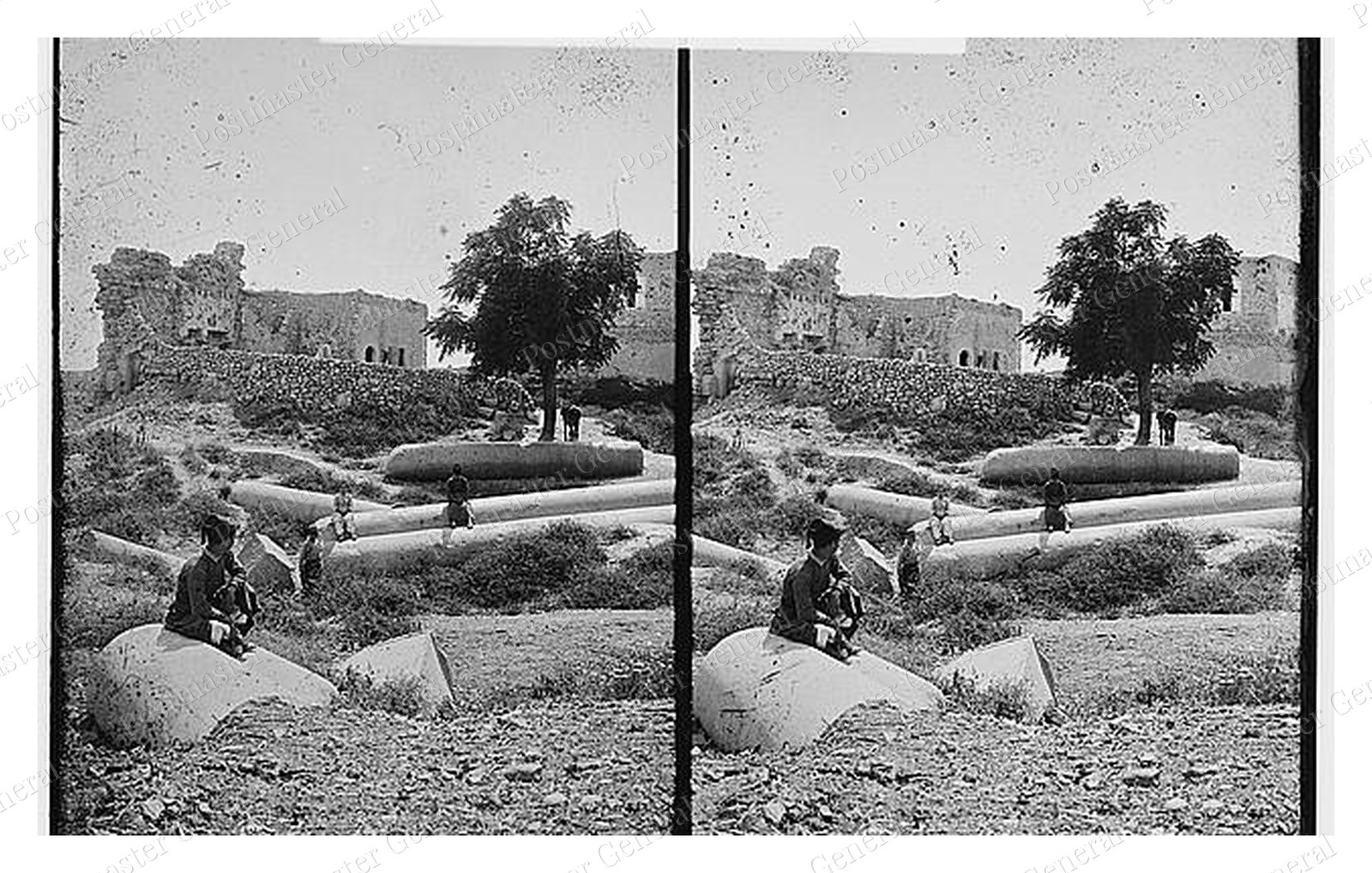 Tyre Lebanon Crusader Church Ruins Standard Postcard COPY RPPC Tyre Lebanon Crusader Church Ruins Standard Postcard COPY RPPC
