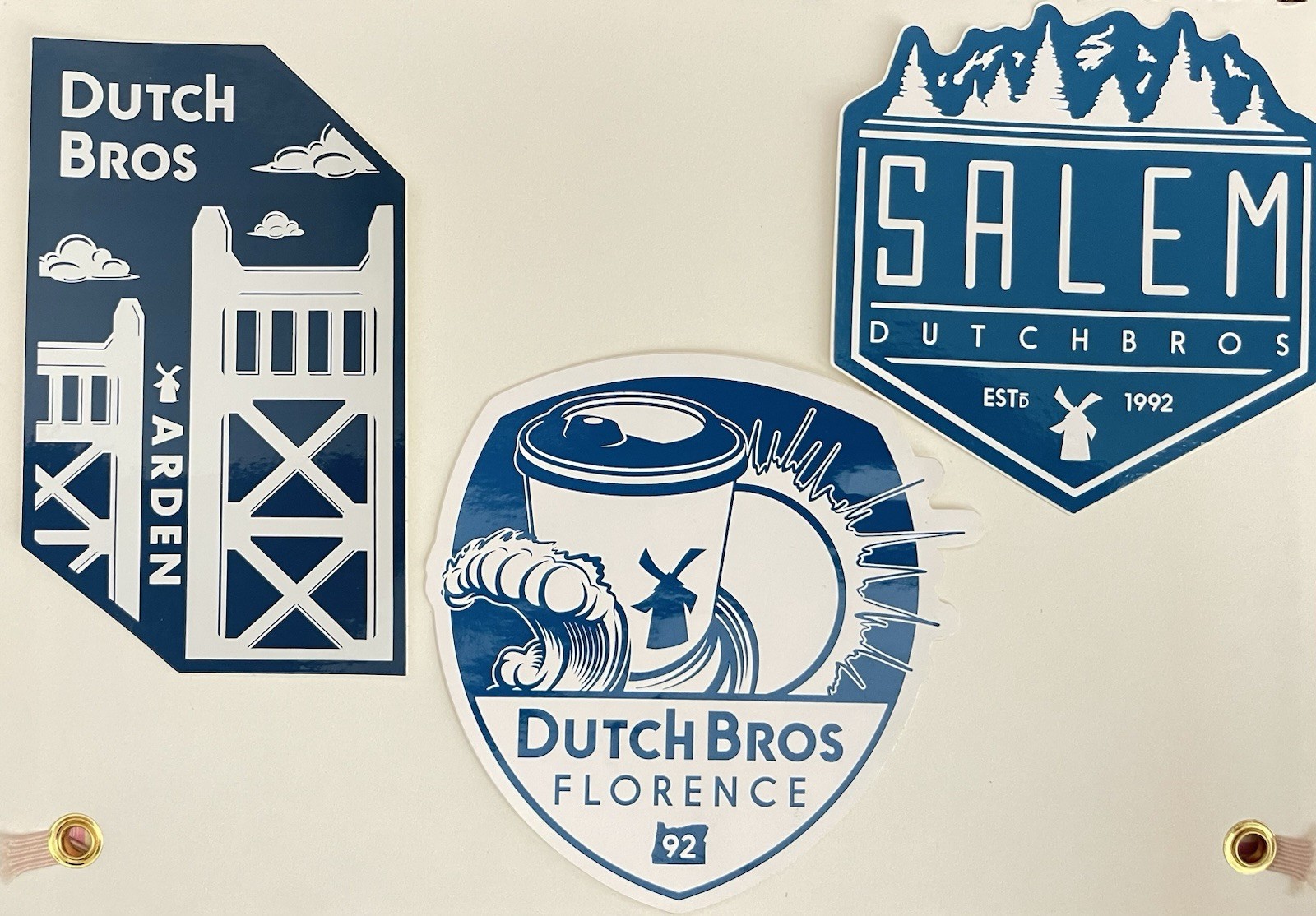 Dutch Bros HTF Regional Sticker Lot