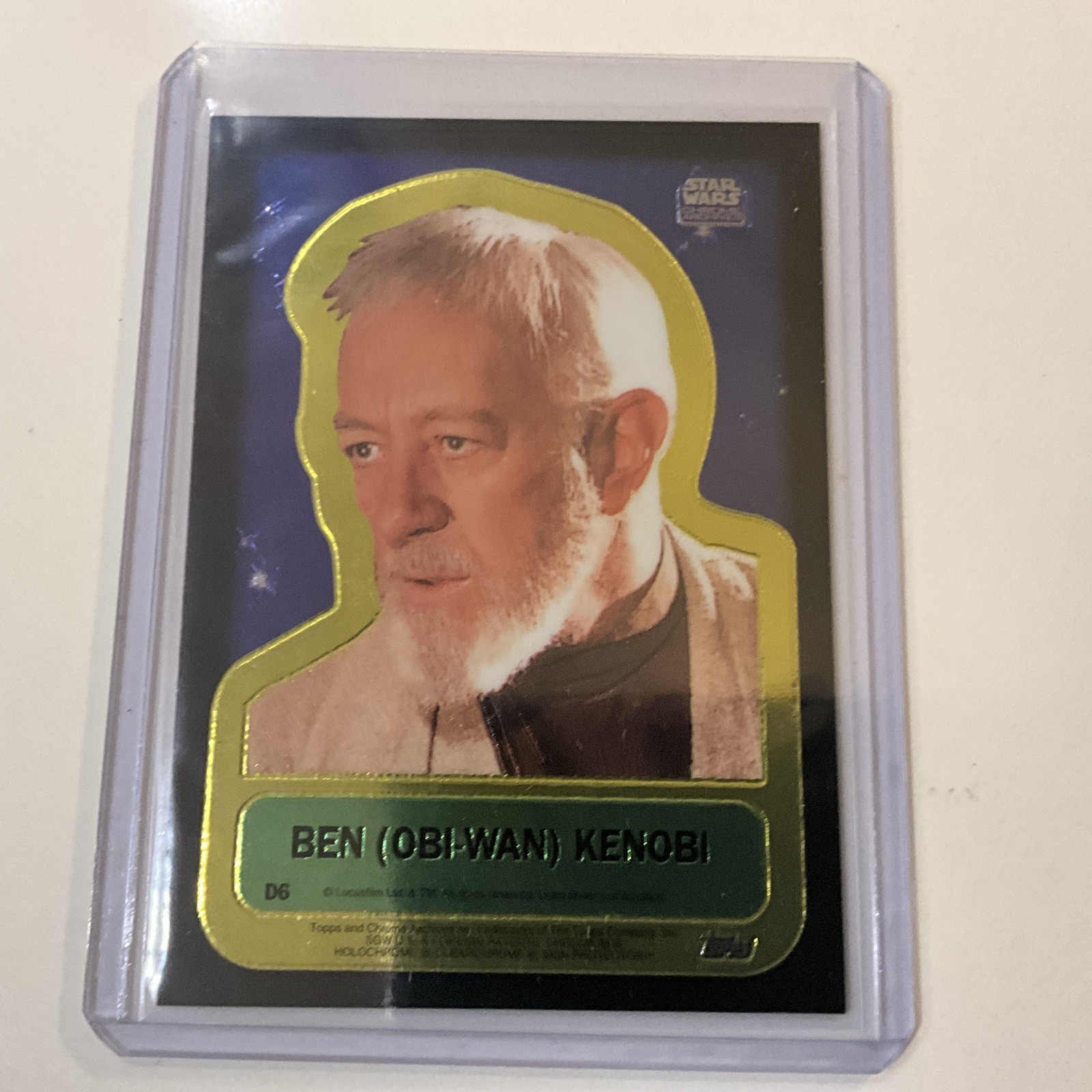 1999 Topps Star Wars Chrome Archives BEN OBI-WAN KENOBI Double Sided #D6 1999 Topps Star Wars Chrome Archives BEN OBI-WAN KENOBI Double Sided #D6