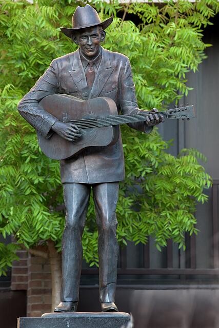 Montgomery Alabama Hank Williams statue 2010 Lister Hill Plaza country music Montgomery Alabama Hank Williams statue 2010 Lister Hill Plaza country music
