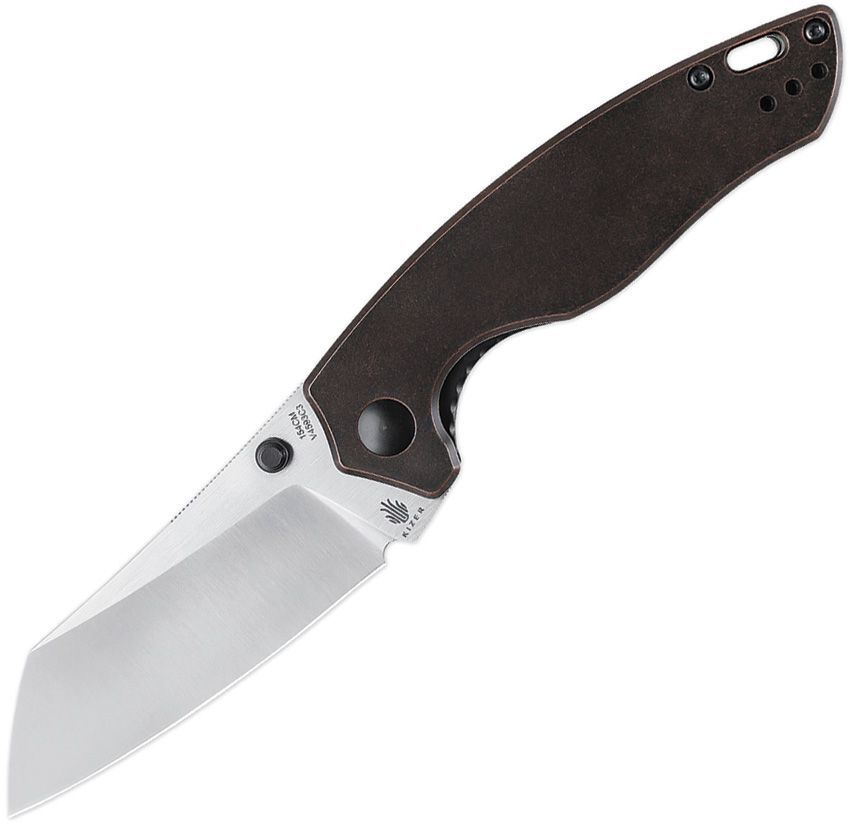 Kizer Azo Towser K Liner Lock Folding Pocket Knife Black Copper 154CM V4593C3