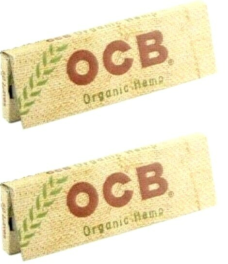 2x OCB Organic Rolling Papers Single Wide 50Lvs Best Price FREE USA Shpd 2x OCB Organic Rolling Papers Single Wide 50Lvs Best Price FREE USA Shpd